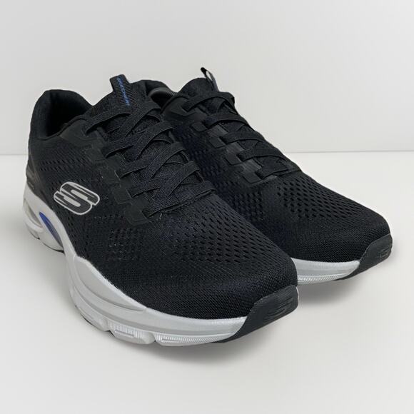 Skechers Men's Air Ventura Black Size 11.5 Comfort Slip On Sneakers Blue 232655 - Picture 5 of 7